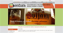 Desktop Screenshot of napojerumburk.cz